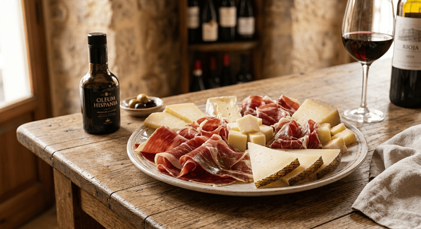Entremés de Jamón y queso